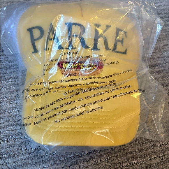 Parke Accessories - Parke Yellow Embroidered hotdog Baseball Cap